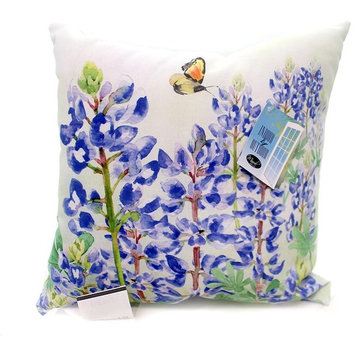 Bluebonets In Bloom, Mco-18 Pillow