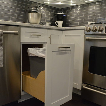 Gorgeous Gray & White Kitchen