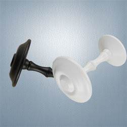 Wood Post Drapery Tiebacks - Window Treatment Accessories