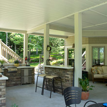 Deck with basement addition