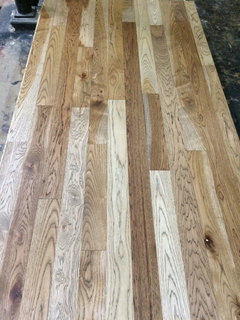 Rustic Red Oak With A 10 Sheen Natural Finish And Wire Brushed Red Oak Floors Red Oak Hardwood Floors Flooring