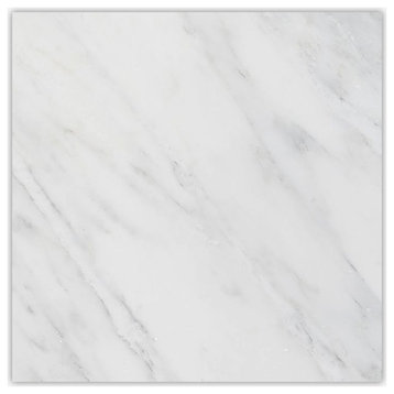 Asian Statuary Premium Honed 18x18 Micro Beveled Marble Tile