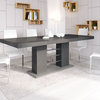 LINOSA Extendable Dining Table, Gray