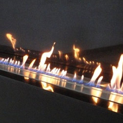 BX180 Electronic Ethanol Burner Detail (72" Length) - Indoor Fireplaces