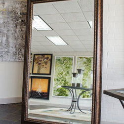 Brown frame floor mirror - Floor Mirrors