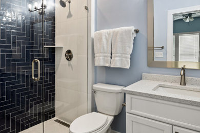 Bathroom - coastal bathroom idea in Miami