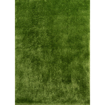 Euphoria Velvet Green Mat Rug, 2'7"x3'11"