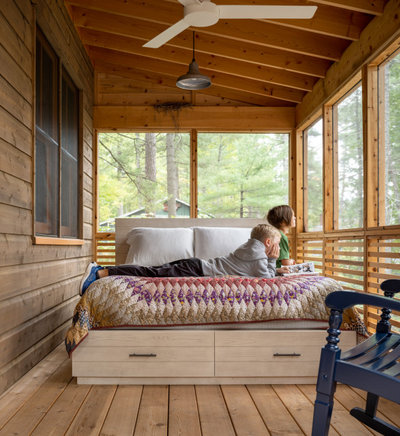 Rustic Porch by Woodhull