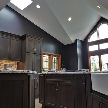 Dark, Dramatic Kitchen