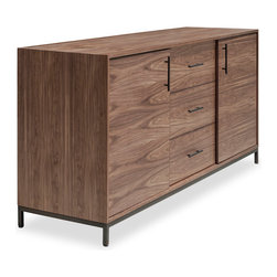 Brooklyn Heights Walnut Console - Entertainment Centers And Tv Stands
