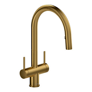 Riobel AZ801 Azure 1.5 GPM 1 Hole Pull Down Kitchen Faucet ...