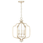 Capital Lighting - Ophelia Three Light Foyer Pendant, Winter Gold - Stylish and bold. Make an illuminating statement with this fixture. An ideal lighting fixture for your home.