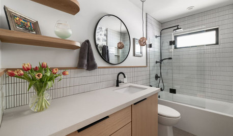 50-Square-Foot Guest Bath Gets Bright Scandinavian Style