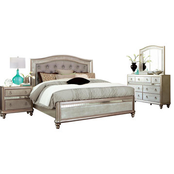 Coaster Bling Game Bedroom Set With Queen Bed