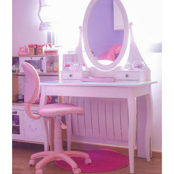 Lovely Girl's dressing table design ideas for kid's bedroom