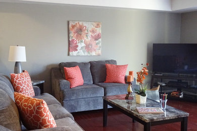 Living room - modern living room idea in DC Metro