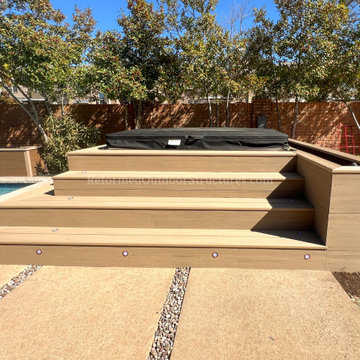 Burney's Spa Deck & Planter Boxes
