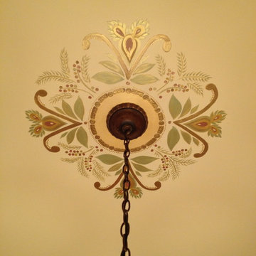 Original Hand Painted Ceilings & Medallions