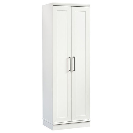 Sauder Homeplus Engineered Wood Storage Cabinet in White Finish