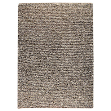 Hand Knotted Grey New Zealand Wool Area Rug