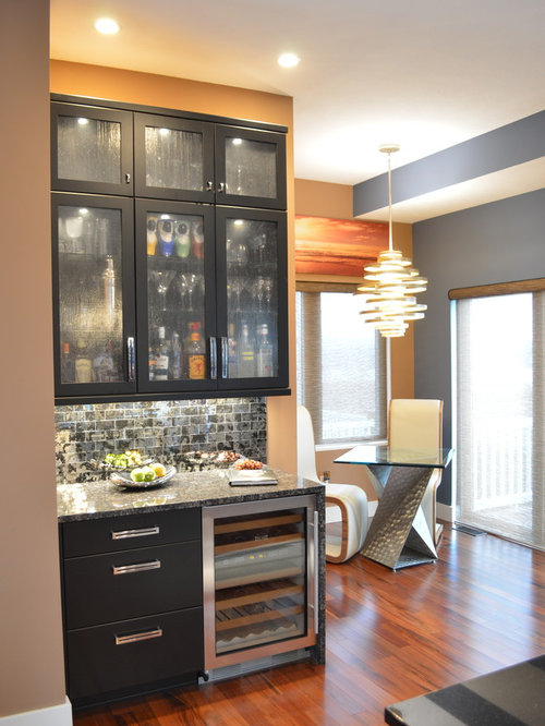 Contemporary Home Bars Houzz