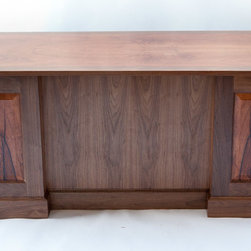 Mesquite and Walnut Executive Desk - Products