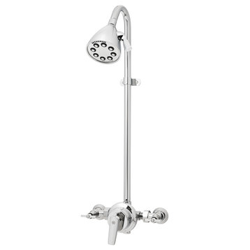 Sentinel Mark II Exposed Shower with Icon 8-Jet Shower Head