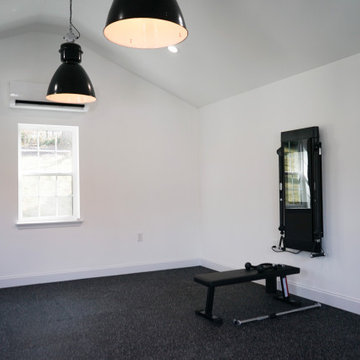 Alexandria, VA:  Detached Car Garage with a Second Floor Workout Room