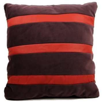 Plum and Red Pillow, Set of 2