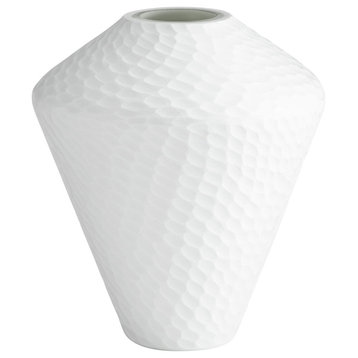 Small Buttercream Vase in White