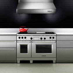 Wolf 48" Pro-style Dual-fuel Range, Stainless Steel | DF484CG - Gas Ranges And Electric Ranges