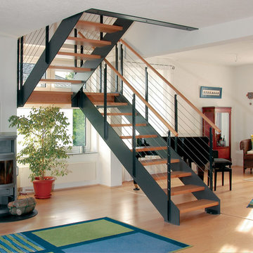 Escalier ambiance industriel LOFT