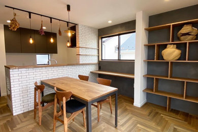 Design ideas for an urban dining room in Other.