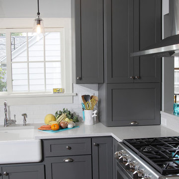 Kitchen Fun with Storm Gray - Gray and White Color Palette