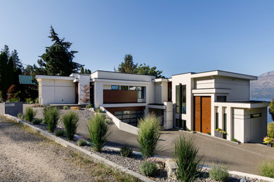Inspiration for a modern exterior home remodel in Other