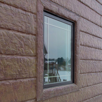 Concrete Log Siding Homes