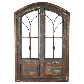 San Miguel Architectural Window, Gray, Small