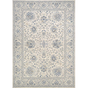 Couristan Sultan Treasures Persian Isfahan Antique Creme Rug, 6'6"x9'6"