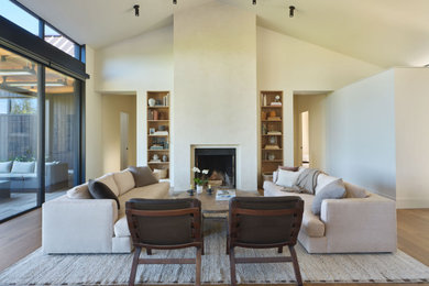 Living room - contemporary living room idea in Seattle