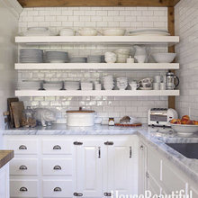 exposed shelves
