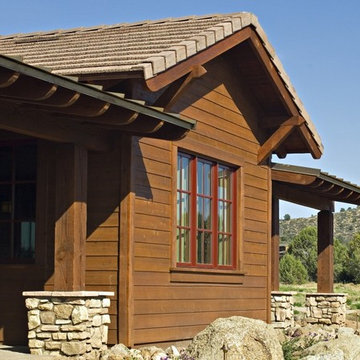 Rustic Ranch Homes Back