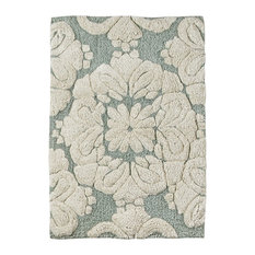 Modern Bath Mats Houzz Better Trends Medallion Bath Rug Sage Natural Mats