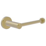 Allied Brass - Malibu Euro Style Toilet Paper Holder - The contemporary motif from this stylish collection has timeless appeal. This European Style Toilet Tissue Holder is constructed from solid brass and completed with a lifetime decorative finish. Its euro style hook makes changing the roll quick and easy.