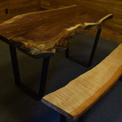 Live Edge Table and Bench - Products