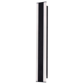 AFX REAW0536LAJUD Rhea 36" Tall LED Outdoor Wall Sconce - Black