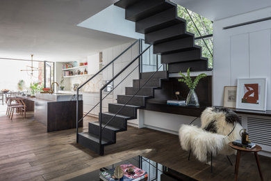 Inspiration for a timeless living room remodel in New York