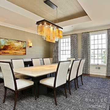 AMAZING STAIRCASE CHANDELIER, THREE STORY FOYER CHANDELIER LED LIGHTS