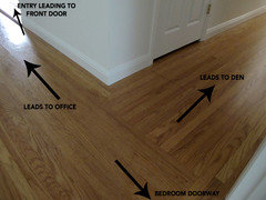 Runner Rugs In L Shaped Hallway, How To Lay Laminate Flooring In A T Shaped Hallway