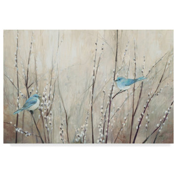 Julia Purinton 'Pretty Blue Birds' Canvas Art, 22x32