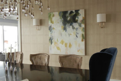 Transitional dining room photo in San Francisco